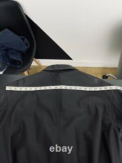 $995 Polo Ralph Lauren X-Large Farrington Brown Black Leather Jacket RRL Aviator