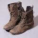 All Saints Leather Boots Uk7 Us8 Eu41 Mens Brown Distressed Military Celebrity