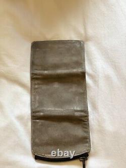 Allsaints wallet Suede Leather Vintage Look Distressed