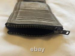 Allsaints wallet Suede Leather Vintage Look Distressed