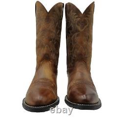 Ariat Heritage Mens 13D Distressed Brown Leather Cowboy Western Boots 10002204