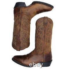 Ariat Heritage Mens 13D Distressed Brown Leather Cowboy Western Boots 10002204