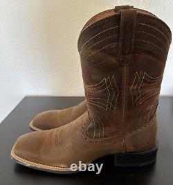 Ariat Men's Sport Wide Square Toe Boots Distressed Brown 10010963