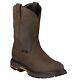 Ariat Men's Workhog Pull-on H2o Oily Distressed Brown Boots 10001198