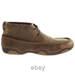 Ariat Venturer Distressed Lace-Up Brown Leather Mens Shoes 10033878 D