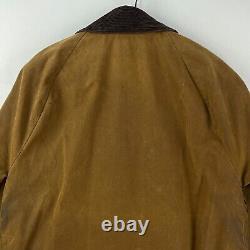 Barbour Classic Moorland C38 Wax Jacket Mens Medium Brown Country Vintage Coat