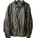 Cc Filson Heavy Brown Distressed Brown Leather Wool Lined Jacket Mens Size Xl