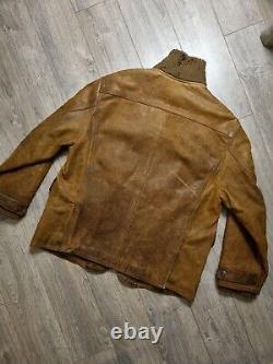 CP Company Leather Archive Jacket Massimo Osti AW 1994 Distressed Heavyweight