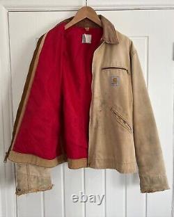 Carharrt Vintage Distressed Detroit Work Jacket Size M/L