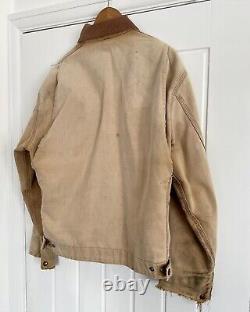 Carharrt Vintage Distressed Detroit Work Jacket Size M/L