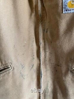 Carhartt Thrashed Faded Distressed detroit jacket medium