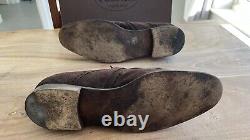 Church's Brown Frampton Distressed Leather Single Monk Shoes UK8F English Made