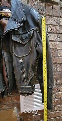 Cool Mens S Harley Davidson Motorcycle Distressed Billings Brown Leather Jacket