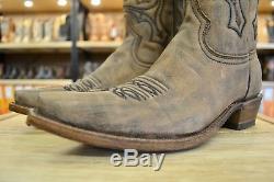 Corral Men's Distressed Brown Leather Pointed Toe Cowboy Boots A3305