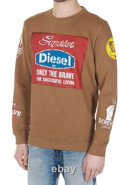 DIESEL Distressed Printed Sweatshirt BNWT