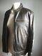 Distressed Real Leather Jacket Biker Medium 40 38 Soft Brown Bomber Highwayman