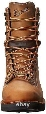 Danner Mens Quarry Leather Composite toe Lace Up, Distressed Brown, Size 11.5 Z6