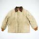 Destroyed Vtg Ribbed Quilt Insulated Jacket Sun Faded Distress Workwear M/l