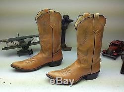 Distressed Brown Vintage Rios Of Mercedes Leather Engineer Western Boots 11.5 A