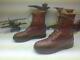 Distressed Chippewa Work Made In Usa Lace Up Farm Chore Packer Boots Size 10d