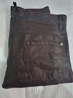 Dsquared2 Distressed Jeans Brown Size 34 Rrp £600 Made In Italy