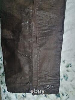 Dsquared2 Distressed Jeans Brown Size 34 Rrp £600 Made In Italy