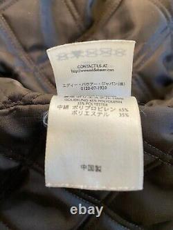 Eddie Bauer Distressed Leather 3/4 Length Jacket Mens Medium Brown