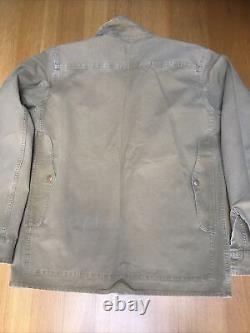 Excellent RRL Rugby Ralph Lauren Mens M 46in Distressed Hunting Jacket
