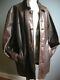 Gap Distressed Faded Brown Leather Jacket Coat Blazer Xl 44 46 48 Soft Western