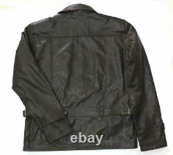 Genuine Leather Jacket Custom Made All Sizes Distressed James Bond Skyfall 007