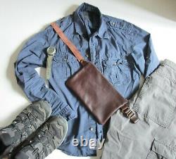 Genuine Leather New Fanny Pack Hip Pouch Belt Waist Bum Bag Travel Bag Men Women