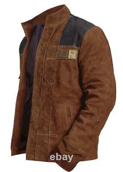 Han Solo A Star Wars Character Distressed Brown Suede Leather Jackets