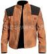 Han Solo A Star Wars Story Distressed Brown Suede Leather Jacket Best Offer