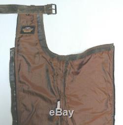 Harley Davidson Billings Distressed Brown Leather Chaps M Medium More Listed 58