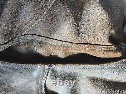 Harley Davidson?'Billings'? XXXL Brown Distressed Leather Jacket 3XL? Superb