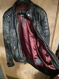 Harley Davidson Distressed Lambskin Leather Jacket 97131-16VM Size Medium