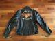 Harley Davidson Freedom Leather Studded Jacket Brown Distressed Mens Xl Worn 1x