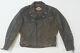 Harley Davidson Men's Billings Distressed Brown Leather Jacket Winged Hd Logo L