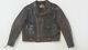 Harley Davidson Men's Brown Distressed Leather Vintage Jacket D-pocket 2xl Rare