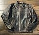 Harley Davidson Mens Roadway Distressed Brown Leather Jacket 98002-11vm Medium