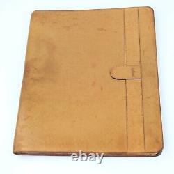 Hartmann Vintage Belting Leather Executive Folder Binder Distressed Folio