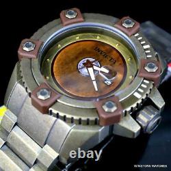Invicta Grand Octane Sentry Automatic Distressed Steel Bronze 63mm Watch New