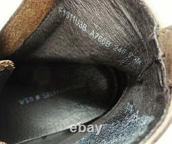 John Varvatos Star USA Star B Side Zip Distressed Leather Boot -$348 -Size 8.5 M