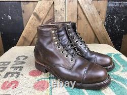 LL Bean Chippewa Katahdin Iron Distressed Work Service Boots Size 7.5 D