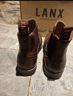 Lanx Mitton Boots Distressed Conker 8.5 uk