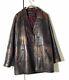 Leather Jacket Vtg Distress Brown Structure Supernatural Pea Button Sz Xl /2xl