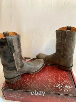 Lucchese Mens M2650 Brent Western Boots NEW Size 10 Distressed Casual Chocolate