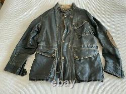 MATCHLESS Mens Jacket Large LTD Edition Waxed Cotton DISTRESSED Replica 1933