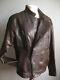 Military Bomber Leather Jacket 38 40 Aviator Flying Andrew Marc Ny Distressed