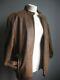 Montana Leather Jacket 46 48 Xxl 2xl Coat Soft Relaxed Distressed Lightweight